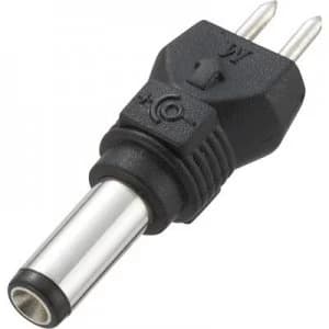 Image of VOLTCRAFT93027C33Low Voltage AdaptorsWith Low voltage plug outside diameter 5mm internal diameter 1.5mm straight