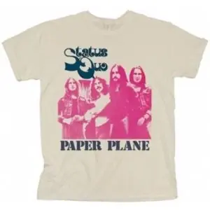 Image of Status Quo Paper Plane Mens Natural TS: X Large