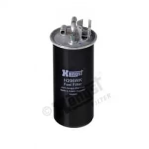 Image of In-Line Fuel Filter H206WK by Hella Hengst