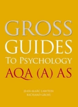 Image of Gross Guides to Psychology. Aqa a As by Richard Gross Book