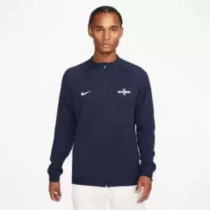 Image of Nike Academy Pro Mens Full-Zip Knit Soccer Jacket - Black