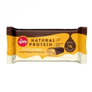 Image of Vivefoods Salted Caramel Protein Bar 49g