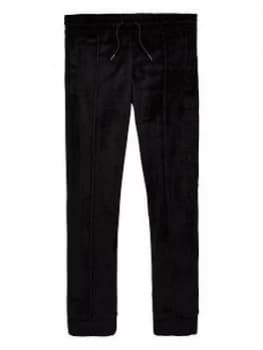 Image of Converse Girls Velour Swatpants, Black, Size 13-15 Years, Women