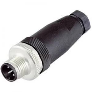 Image of Binder 99 0437 14 05 Series 713 M12 Sensor Actuator Connector Screw Cap Straight