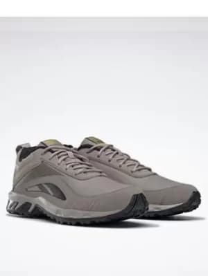 Image of Reebok Ridgerider 6 Leather Shoes, Grey/Black, Size 10, Men