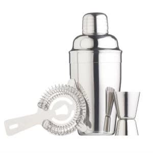 Image of Bar Craft BarCraft 3 Piece Stainless Steel Cocktail Kit