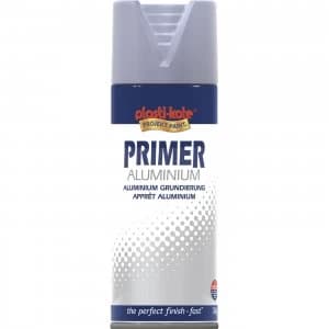 Image of Plastikote Primer Aluminium Aerosol Spray Aluminium 400ml