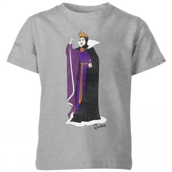 Image of Disney Snow White Queen Classic Kids T-Shirt - Grey - 3-4 Years