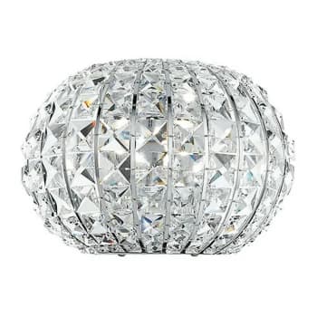 Image of Fan Europe Lighting - Fan Europe CONCERT Wall Light Chrome, K9 Crystals 25x17.5cm