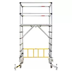 Image of Zarges TT002 Teletower Aluminium Telescopic Scaffold Tower with To...