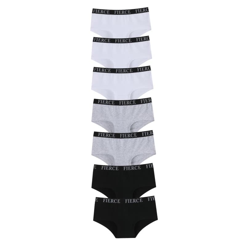 Image of Miso 7-Pack Briefs Juniors - White White 6-7Yrs