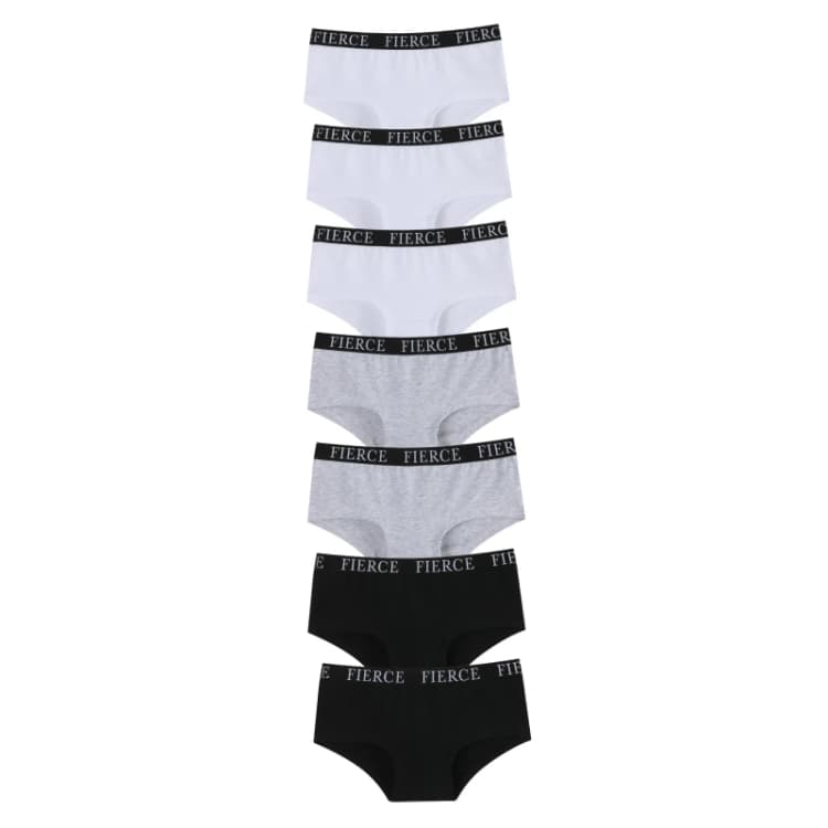 Image of Miso 7-Pack Briefs Juniors - White White 6-7Yrs