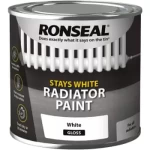 Image of One Coat Radiator Paint Gloss 250ml - Ronseal