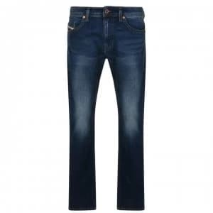 Image of Diesel Thommer Slim Skinny Jeans - Mid Wash 084BU