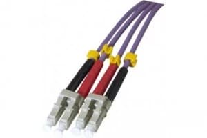 Image of 10m Fibre OM3 LSZH 50125 LCLC Aqua Cable