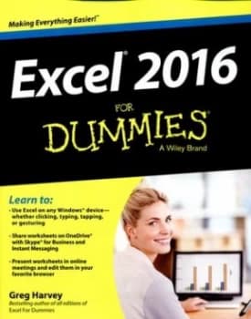 Image of Excel 2016 for Dummies by Greg Harvey Paperback