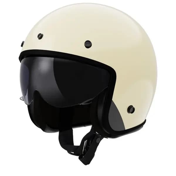 Image of LS2 OF601 Bob II Solid Cream 06 Jet Helmet Size M