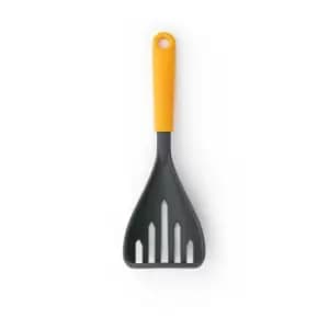 Image of Brabantia Tasty+ Yellow Potato Masher with Spoon Yellow