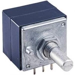 Image of Single turn rotary pot dustproof mid position detent Stereo 0.05 W