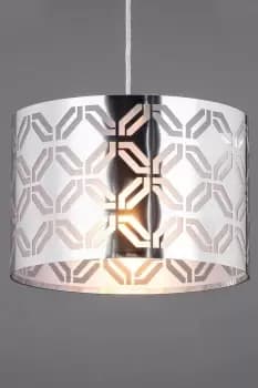 Image of Metallic Lasered Easy Fit Light Shade