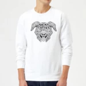 Image of Mr Pickles Pattern Face Sweatshirt - White - L