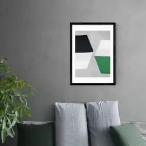 Image of East End Prints Hex Print MultiColoured