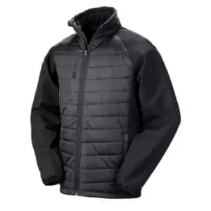 Image of Result Womens/Ladies Compass Soft Shell Jacket (M) (Black)