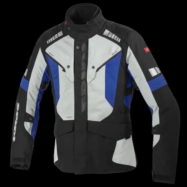 Image of Spidi Outlander H2Out Jacket Ice Blue Size 4XL