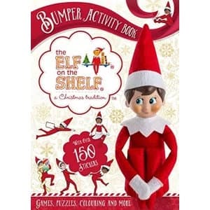 Image of The Elf on the Shelf Bumper Activity Book Games, Puzzles, Colouring and More with over 150 stickers Paperback / softback 2018