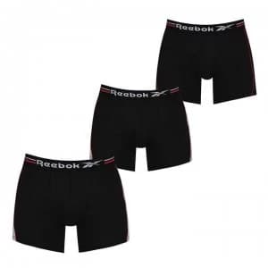 Image of Reebok Jarvis 3 Pack Trunks Mens - Black/Grey