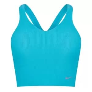 Image of Nike Racerback Midkini Top Womens - Blue