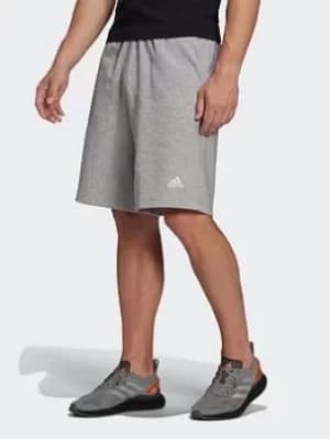 Image of adidas Studio Lounge Shorts, Black, Size L, Men