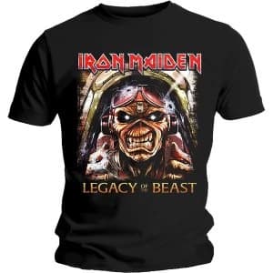 Image of Iron Maiden - Legacy Aces Mens Large T-Shirt - Black