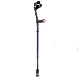 Image of Closed Cuff Soft Grip Double Adjustable Crutch - Orange (Single)