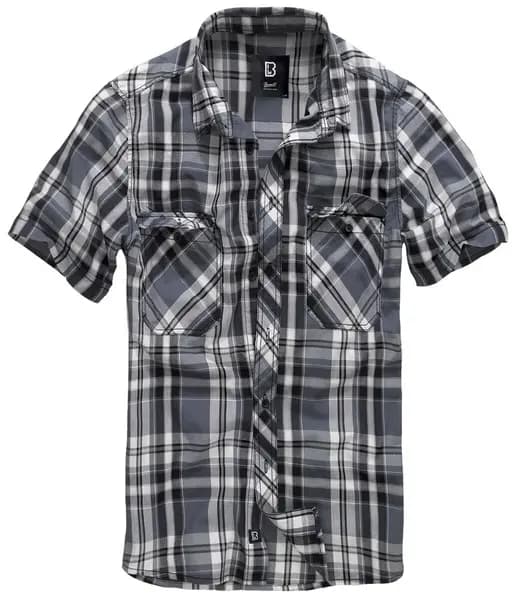 Image of Brandit Roadstar Short-sleeved Shirt Black anthracite XXL Men