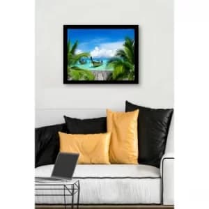 Image of SC0412 Multicolor Decorative Framed MDF Painting