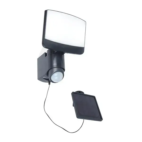 Image of Lutec Lutec Sunshine 8W LED Solar Floodlight with PIR sensor