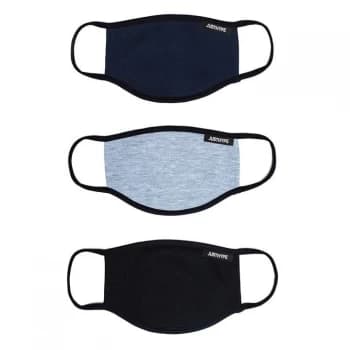 Image of Hype Face Mask 3 Pack Junior - Dark