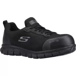 Image of Skechers Sure Track Jixie Womens Safety Trainers Black Size 6