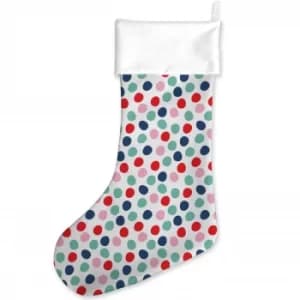 Image of Christmas Dots Christmas Stocking
