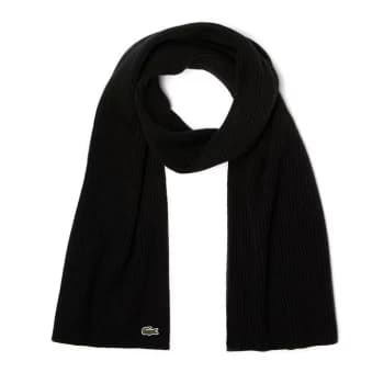 Image of Lacoste Basic Scarf Mens - Black 031
