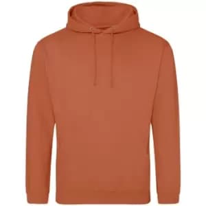 Image of Awdis Unisex Adult College Hoodie (3XL) (Ginger Biscuit)