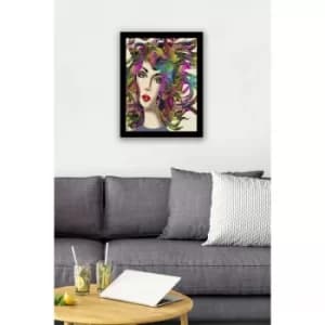 Image of SC0047 Multicolor Decorative Framed MDF Painting