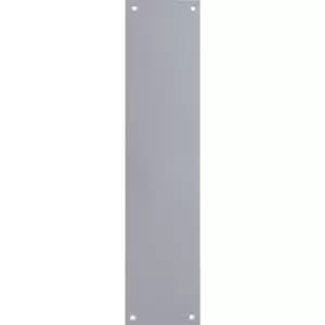 Image of Eclipse Aluminium Finger Plate Plain 300x75mm in Silver