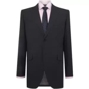 Image of Howick Tailored Delaware SB2 suit jacket with notch lapel - Grey
