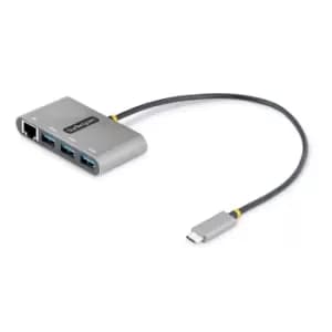 Image of StarTech.com 3-Port USB-C Hub with Ethernet - 3x USB-A - Gigabit...