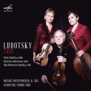 Image of Mozart Divertimento K563/Schnittke String Trio by Wolfgang Amadeus Mozart CD Album