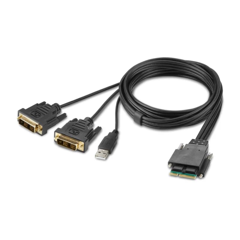Image of Belkin F1DN2MOD-HC-D06 KVM cable Black 1.8 m