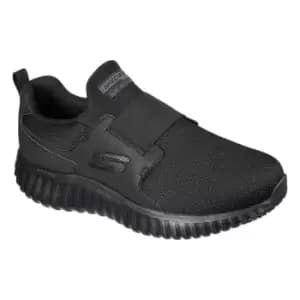 Image of Skechers Mens Cicades Occupational Shoes (12 UK) (Black)