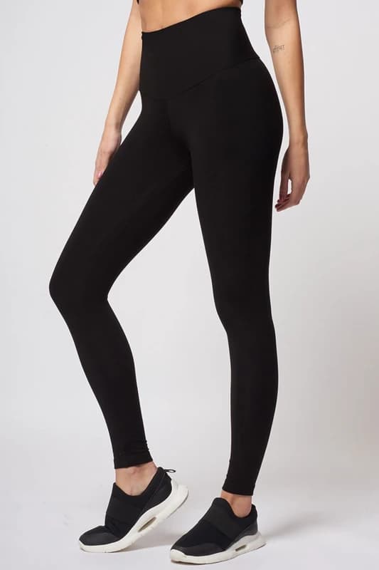 Image of TLC Sport Tummy Control Extra Strong Compression Full Length Leggings Black